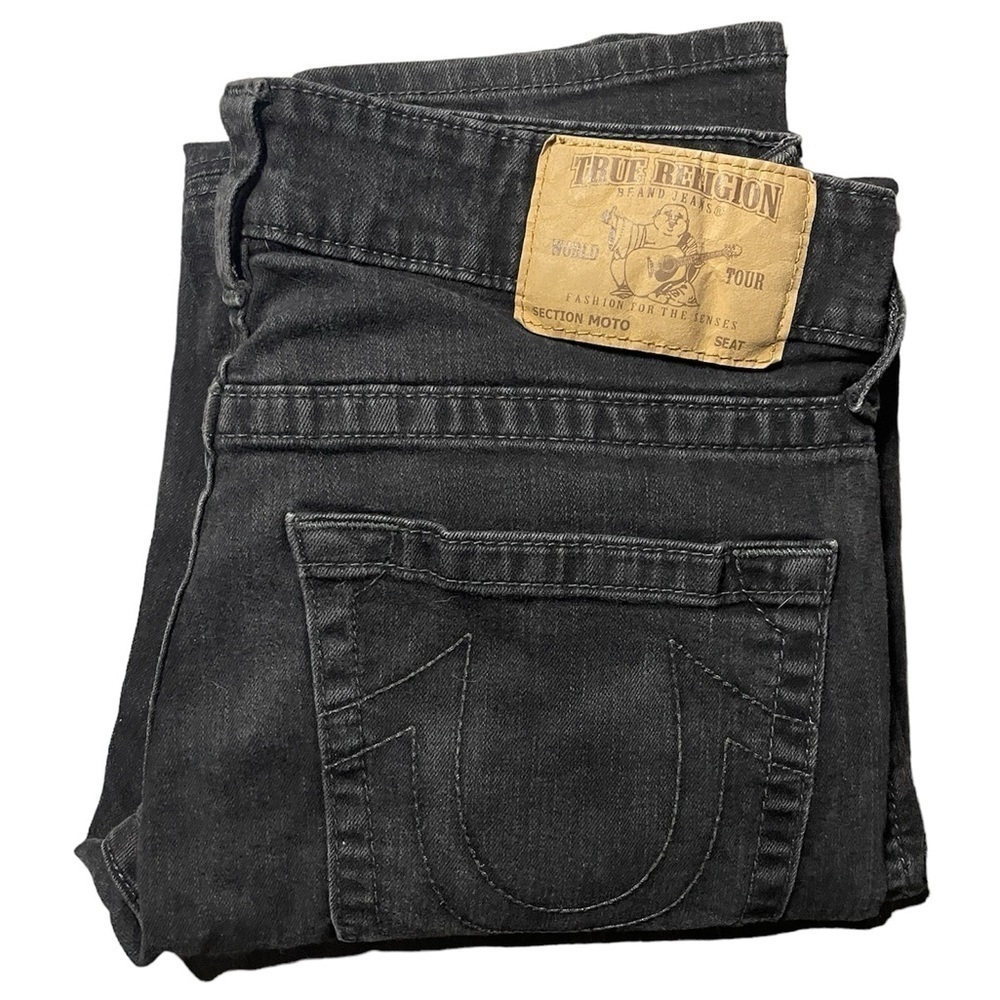 VINTAGE RARE BLACK TRUE RELIGION MOTO 31